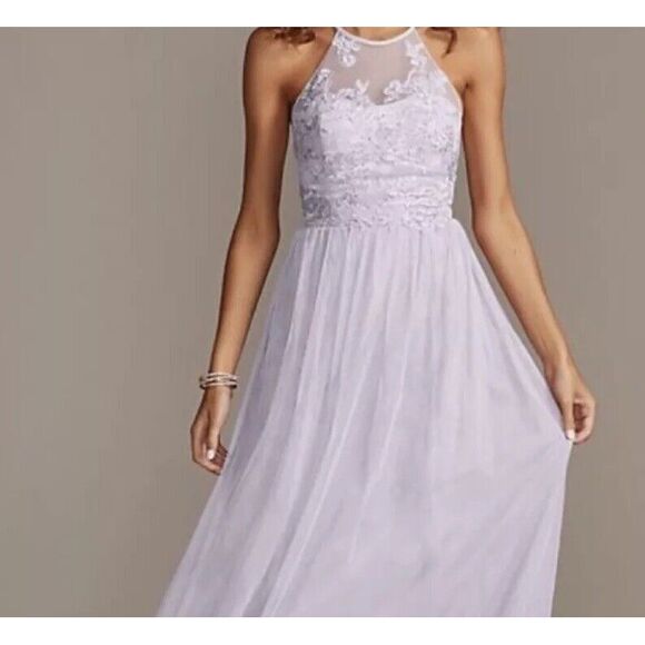 David bridal Lavender‎ Haze Sz 6 Prom, Bridesmaid, Formal, Dress. Msrp$179 - Picture 1 of 14